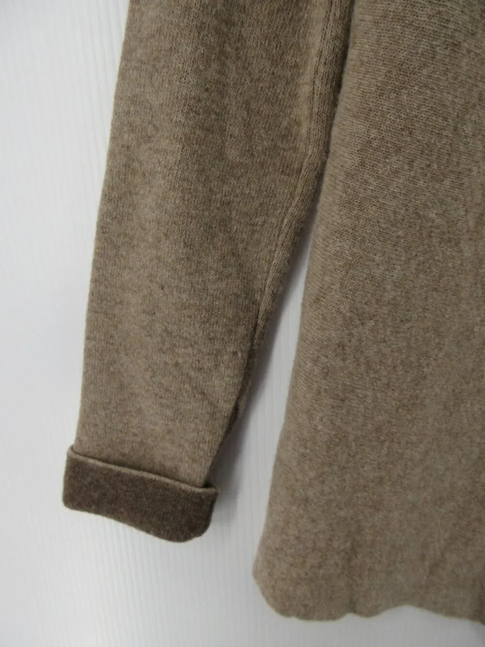 Chiaramente Sweater Small Wool Drape Wrap Lagenlook Artsy Italy * - Picture 3 of 12